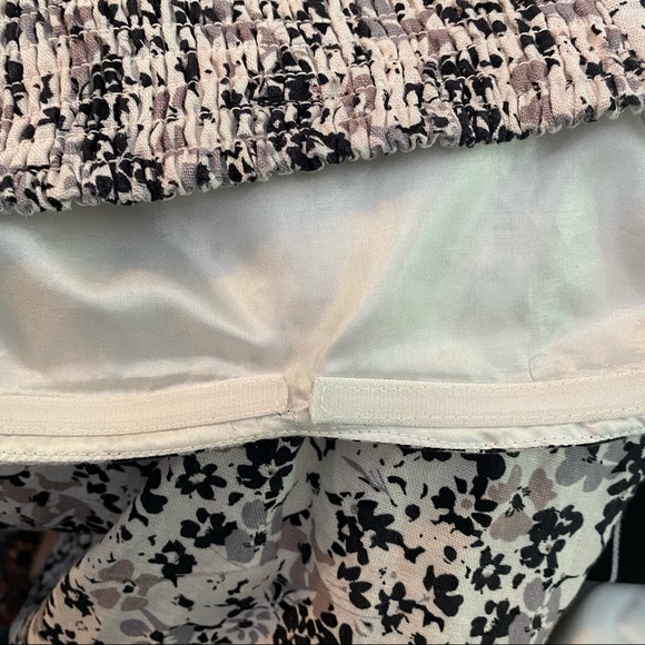 Vila Clothes Sleeveless Linen Blend Dress Floral L - Picture 7 of 8